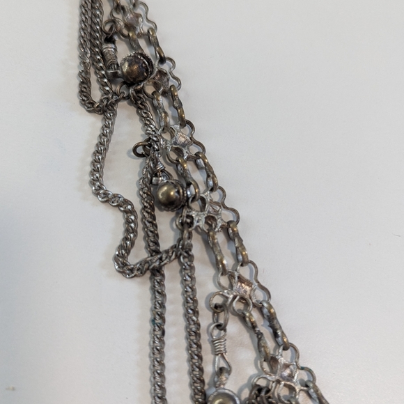 Rare Vintage Metal Belly Dancer Jingle Hip Belt - Picture 4 of 5